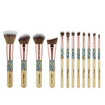 12PCS Set Soft Bamboo Make Up Brush
