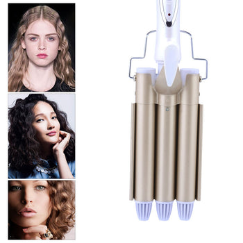 Professional Triple Barrel Curling Iron